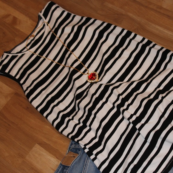 Cinderella's Closet Tops - Nautical Striped Tunic